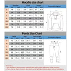 Men's Hoodie Set, High-quality 100% Cotton, Street Style, Loose and Cool, Skull Print, Autumn and Winter