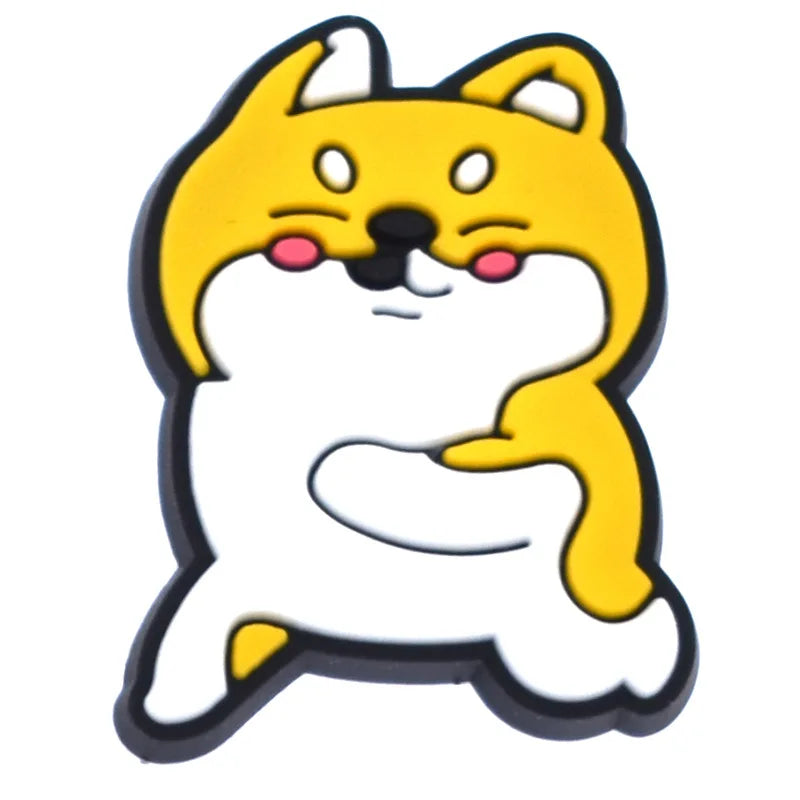 Shoe Charms for Crocs Accessories Dog Pet Badge Women Clogs Buckle Kids Pins Men Decoration Jeans X-mas Gift Shoe Accessories