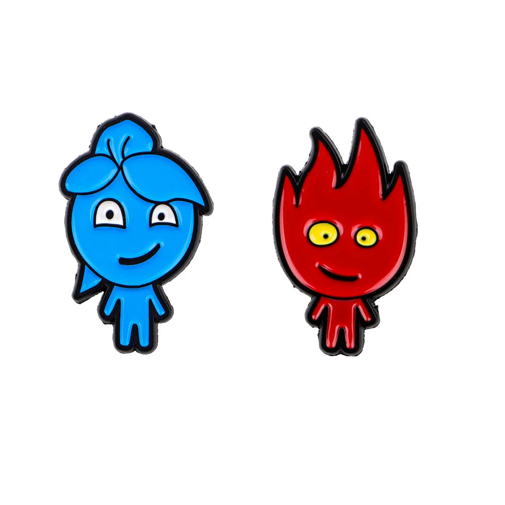 Cute Adventure Game Brooches for Clothing Enamel Pins Briefcase Badges Lapel Pins for Backpack Kids Jewelry Collections