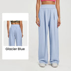 Women pants  Wide Leg High Waist Loose Trousers Summer Casual Yoga Pants  Draping Breathable Gym Lounge Pants Woman clothing