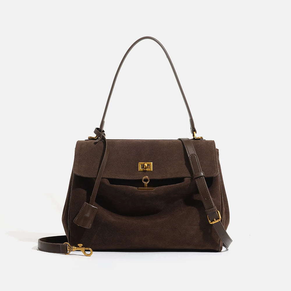 Tote bag, a large-capacity women's commuter underarm bag, a high-end and versatile single-shoulder bag for autumn and winter