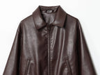Women's Jacket - New Fall Arrival Women's Fashion Faux Leather Pilot Jacket New Arrivals