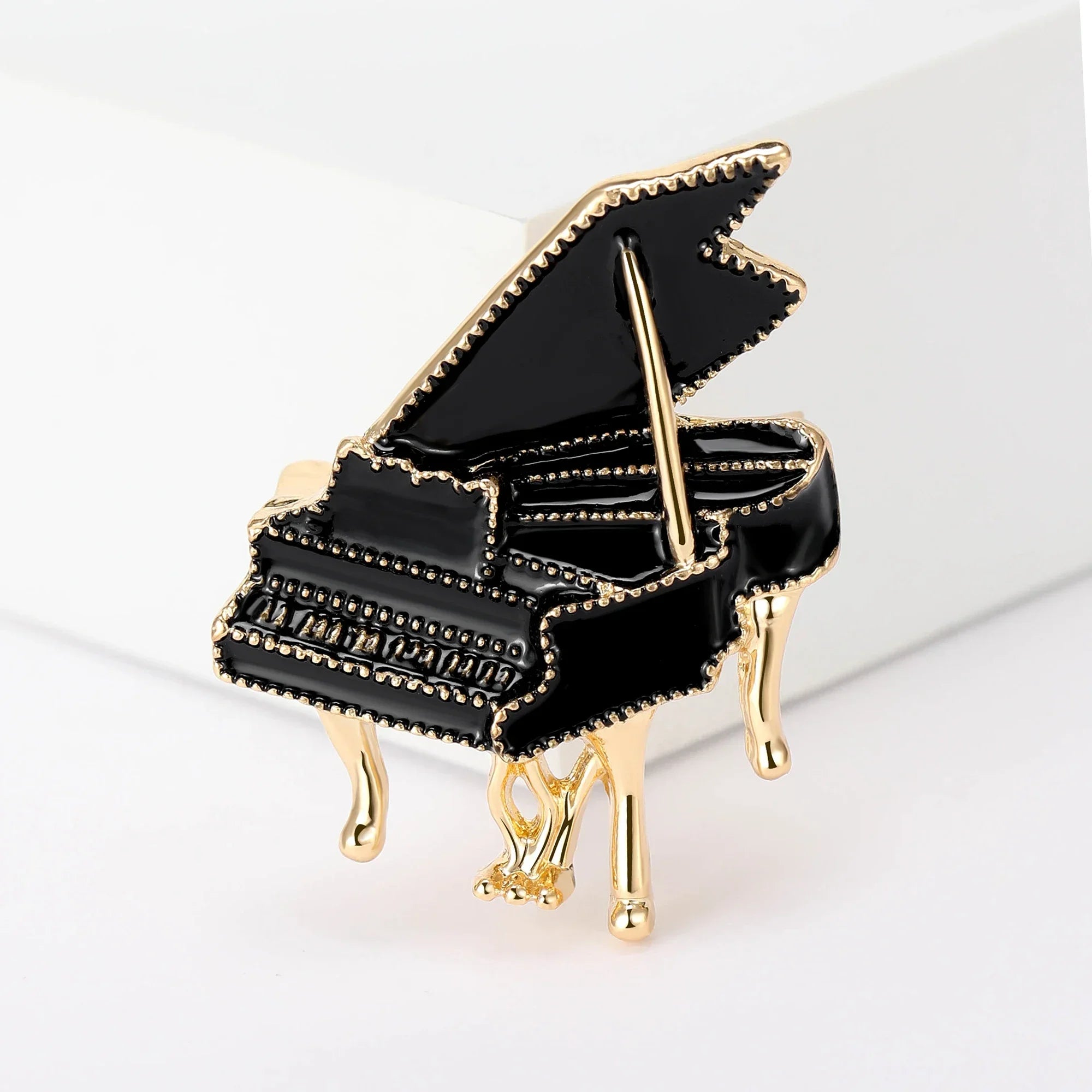 Enamel Cello Musician Brooches for Women Unisex Musical Instrument Pins Multi-color Available Office Party Accessories Gifts