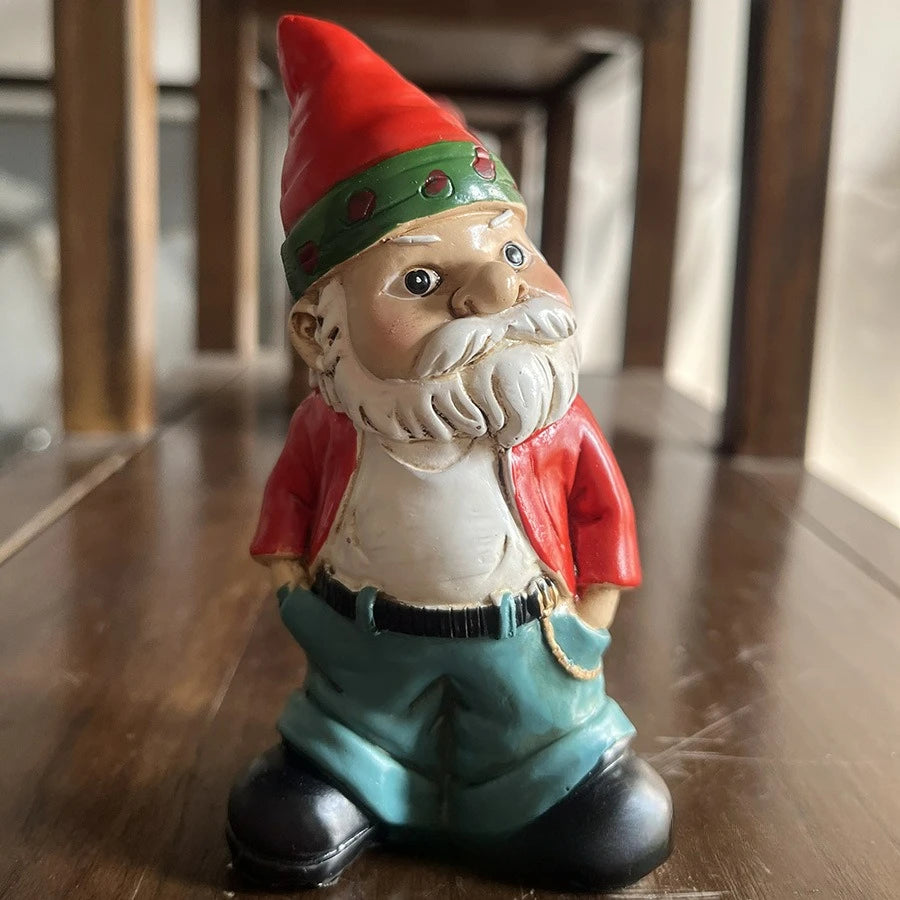 Creative Garden Statues Outdoor Gardening Dwarf Ornaments Resin Crafts Resin Funny Household Desktop Statue Indoor Outdoor Decor