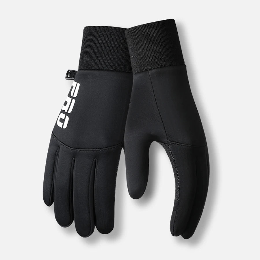 Winter Warm Gloves for Men with Thick Velvet, Windproof and Waterproof, Touchable Screen, Sports Running, Driving, Outdoor Cycli
