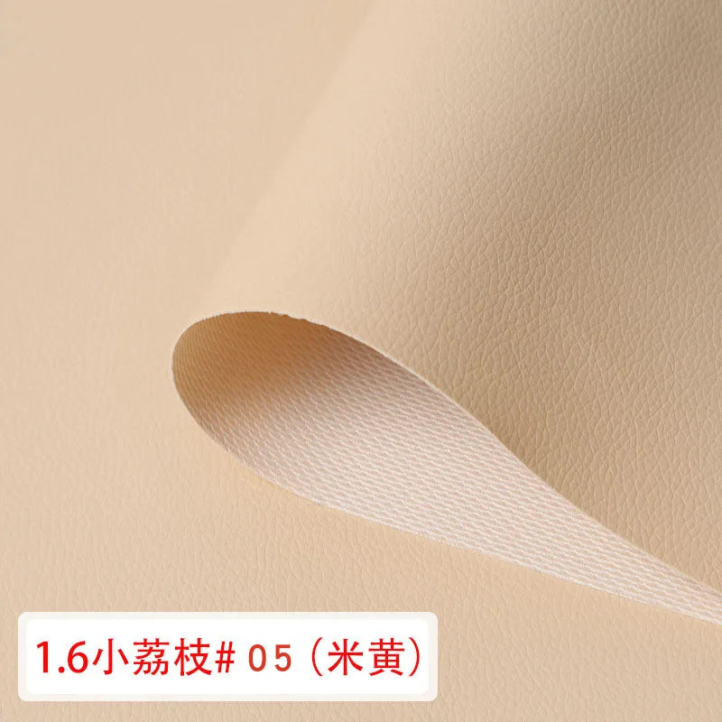 Artificial Leather For DIY Bag Material Fabric , Faux Leather Nice PU Leather 50*160cm Upholstery Furniture Fabric 0.65mm