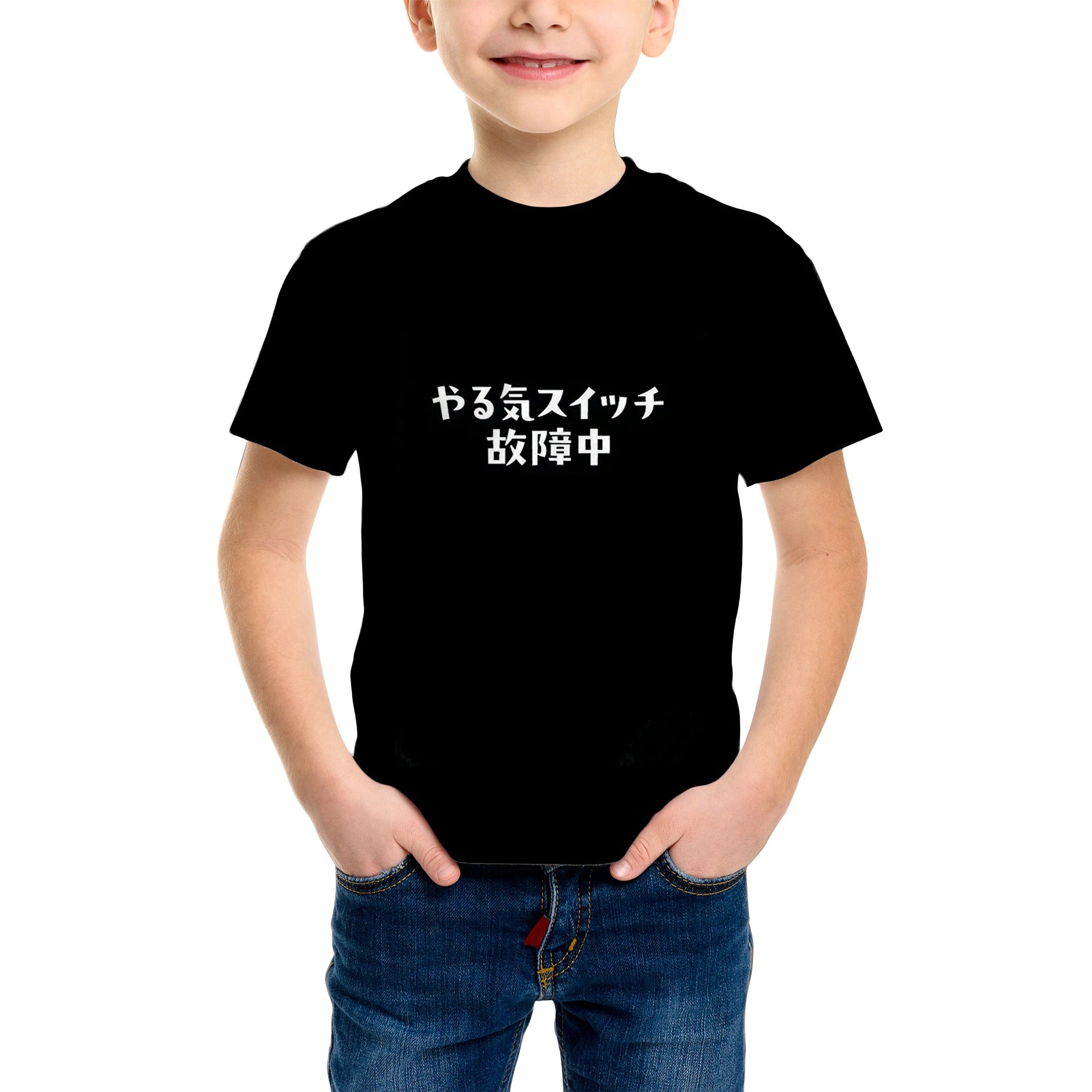 Children's T-shirt suitable for summer wear, suitable for outdoor sports, digital children's T-shirt