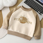 Childrens Hoodie with Fleece for Autumn and Winter, BoysThick Warm Jacket for Girls, Baby Clothes Kids Clothing