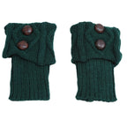 Knitted Leg Warmer Short Leg Warmers Boot Cover Warm Socks Cuffs Thermal Ladies Legging Crochet Foot Ankle Warmers Winter Women