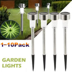 Outdoor Solar Lights Garden Lamp Solar Powered Waterproof Landscape Path LED Light for Yard Backyard Lawn Patio Decorative