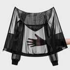 Summer Men's Sun Protection Clothing Lightweight Breathable Ice Silk Hooded Quick Dry Jacket Outdoor Anti-ultraviolet Skin Coat