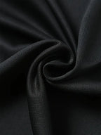 Men's Sports Vest Black 1-Piece Breathable Round Neck Slightly Elastic Fabric Pure Color Suitable for Spring, Summer and Autum R