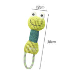 Pet Dog Chew Toys with Handle for Small Medium Dogs Pomeranian Corgi Animal Shaped Durable Interactive Pet Toy Puppy Accessories