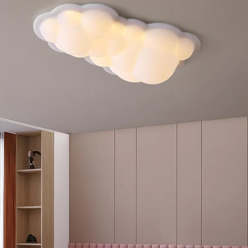 Modern living room pendant light Nordic designer pendant light bedroom dining room decoration cream style ceiling cloud light