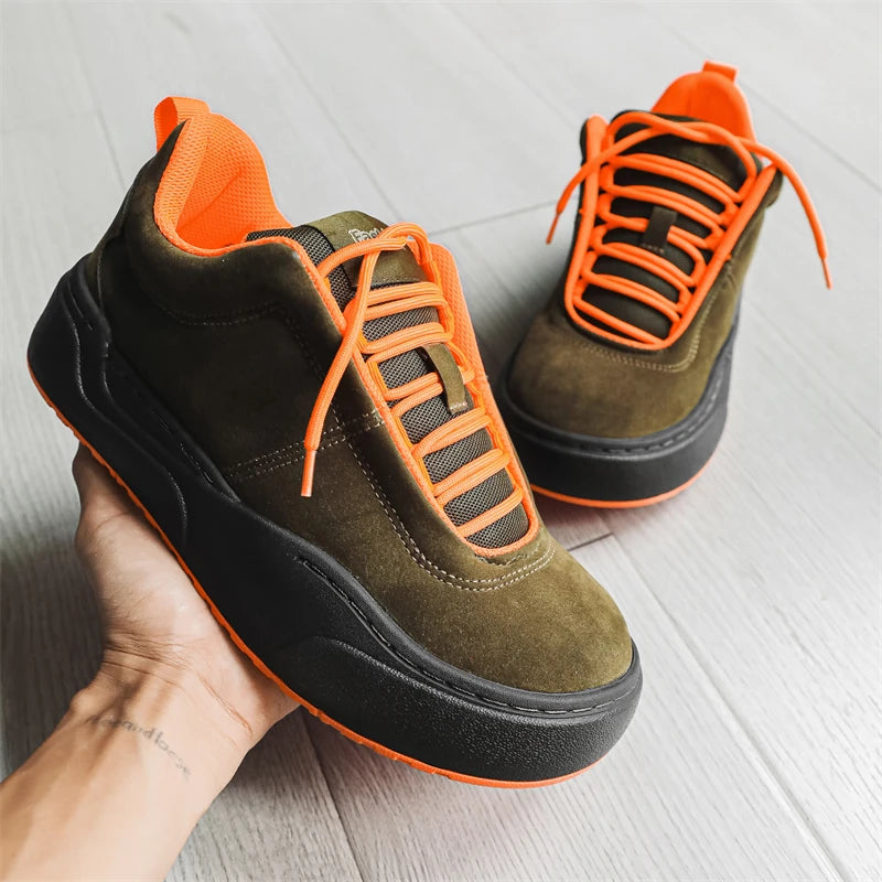 Men's Footwear Trendy Men's Shoes Autumn Winter 2025 New Casual Sporty Versatile Bread Shoes Polyester Sole Comfortable