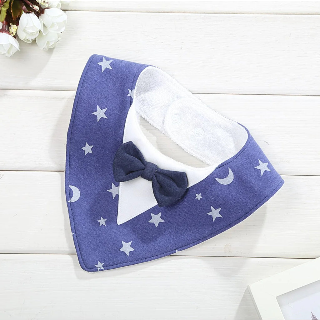 10pcs Pet Dog bandana Gentlemen's style Cotton Pets Dogs Bandanas Scarf Bibs Dog party Grooming Accessories for Small Dogs