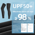 WEST BIKING Summer Running  Cycling Legs Sleeve Ice Silk UV Protection Compression Non-Slip Leg Warmer Cooling Sport Gear