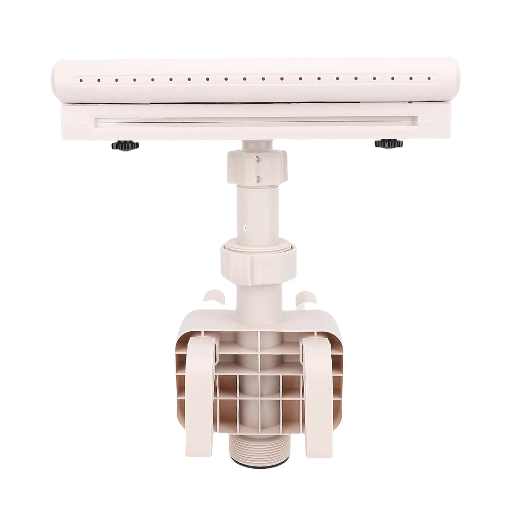 Above Ground Pool Fountain with LED Lights 360 Degree Pool Waterfall Fountain for Outdoor Decor Relaxation