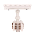 Above Ground Pool Fountain with LED Lights 360 Degree Pool Waterfall Fountain for Outdoor Decor Relaxation