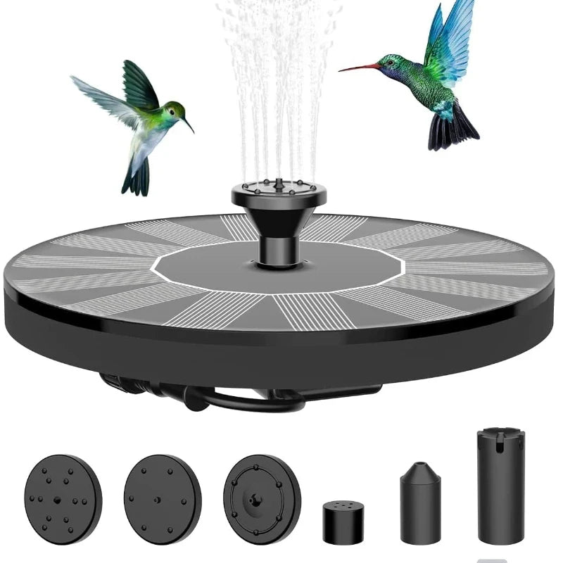 Solar Panel Floating Fountain | Garden Water Fountain | Perfect for Pool & Pond Decorative Accents