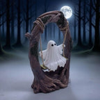 Halloween Themed Halloween Swing Ghost Ornament Handicraft Model Spooky Ghosts Decor Collectible Statue