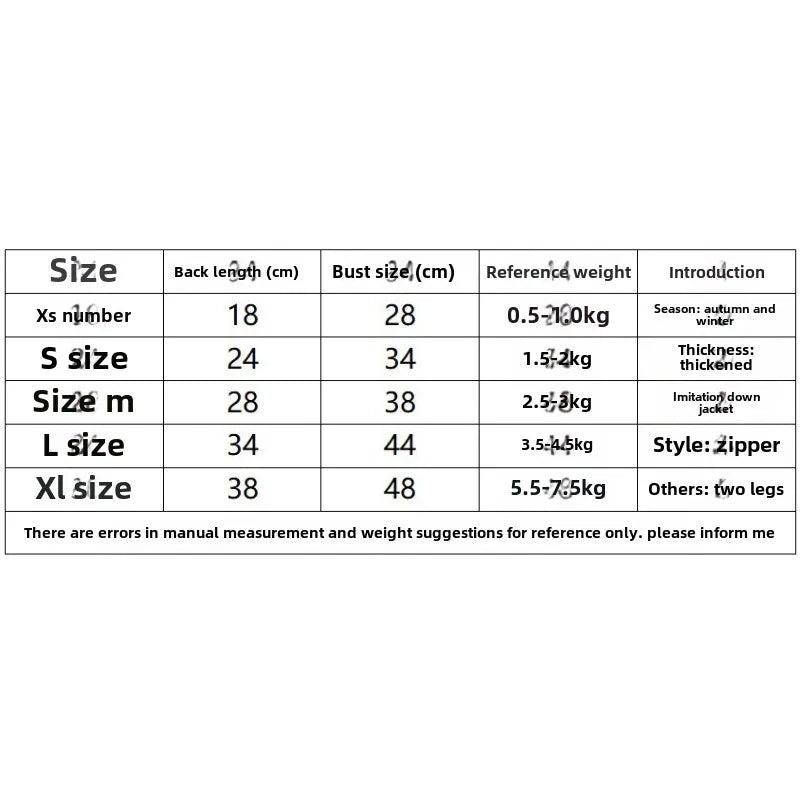 Winter Pet Dog Outdoor Clothes Super Warm Jacket Thicker Cotton Coat Waterproof Small Dogs Pets Lightweight Puppy Products