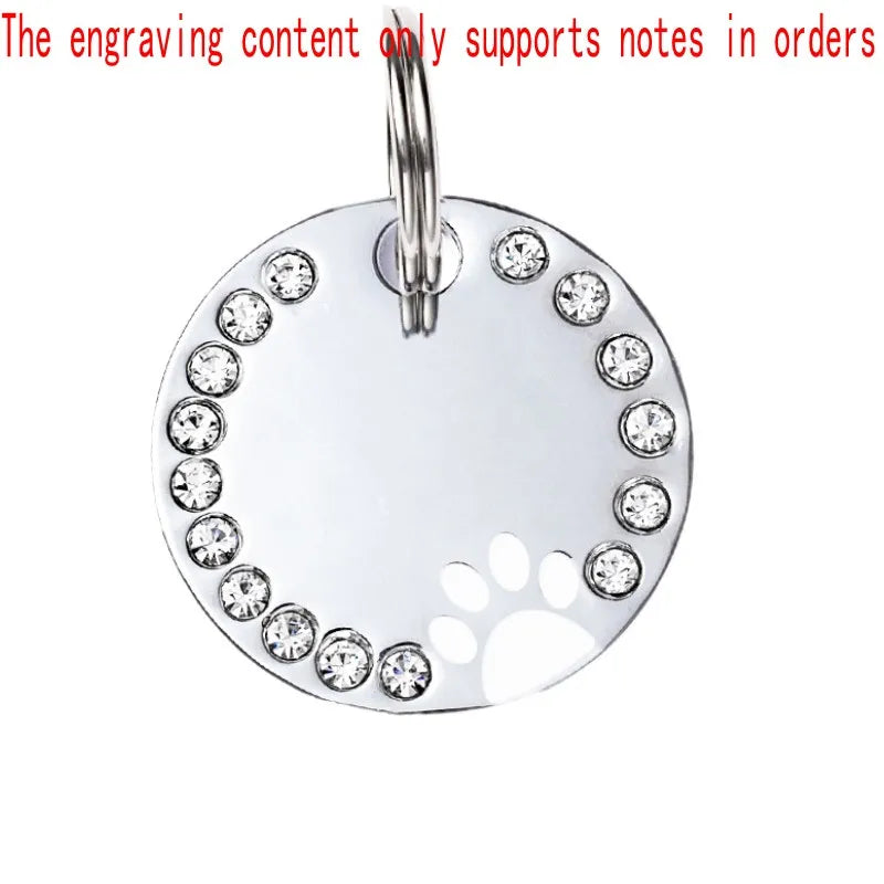 Personalized Custom ID Tag Pet Address Tags For Dogs Cats Engraved Collar Pendant Name Dog Tag Dogs Accessories Cats Items Custom Tags