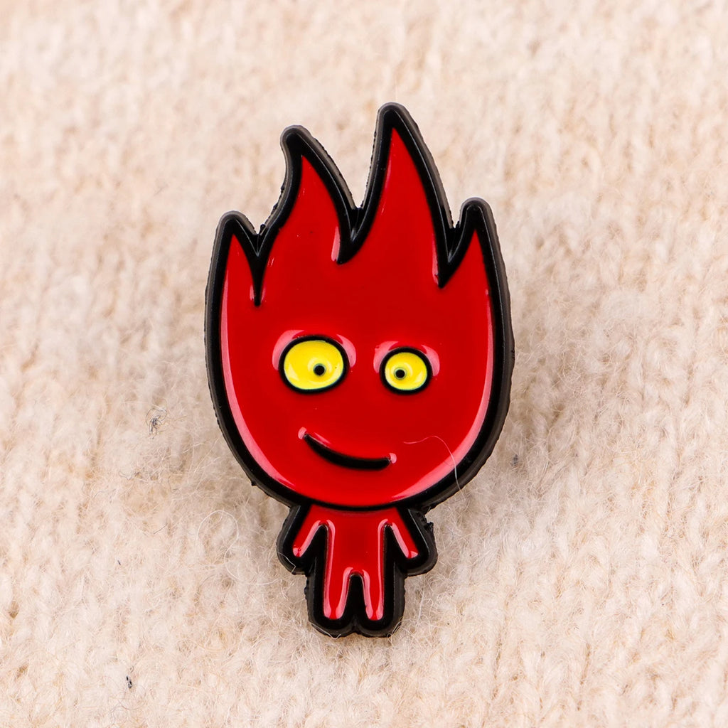 Cute Adventure Game Brooches for Clothing Enamel Pins Briefcase Badges Lapel Pins for Backpack Kids Jewelry Collections