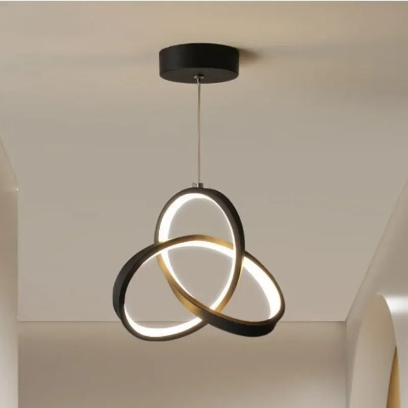 Modern Minimalist Bedroom Dining Room Foyer Entrance Balcony Aisle Corridor Chandelier