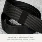 Men Belts Automatic Buckle Metal Webbing Belts for Men Canvas Nylon High Quality Strap Casual Sports Belt