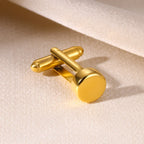 Cufflinks for Men Tuxedo Sleeve Wrist Buttons Shirt Clasps Stainless Steel Cuff Buckle Wedding Grooms Jewelry Mens Accessories