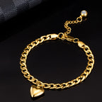 Anklet For Women Gold Color Stainless Steel Cuban Link Ankle Bracelets Summer 2024 Fashion Leg Chain Beach Foot Jewelry Ancklets