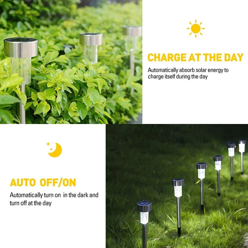 LED Solar Light Outdoors Landscape Spotlights Wireless Waterproof Outdoor Solar LED light  Atmosphere Lighting for Yard Garden