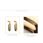 Studs Earrings For Women Tortoiseshell Acetate Resin Acrylic Heart Star Circle Geometric Earrings