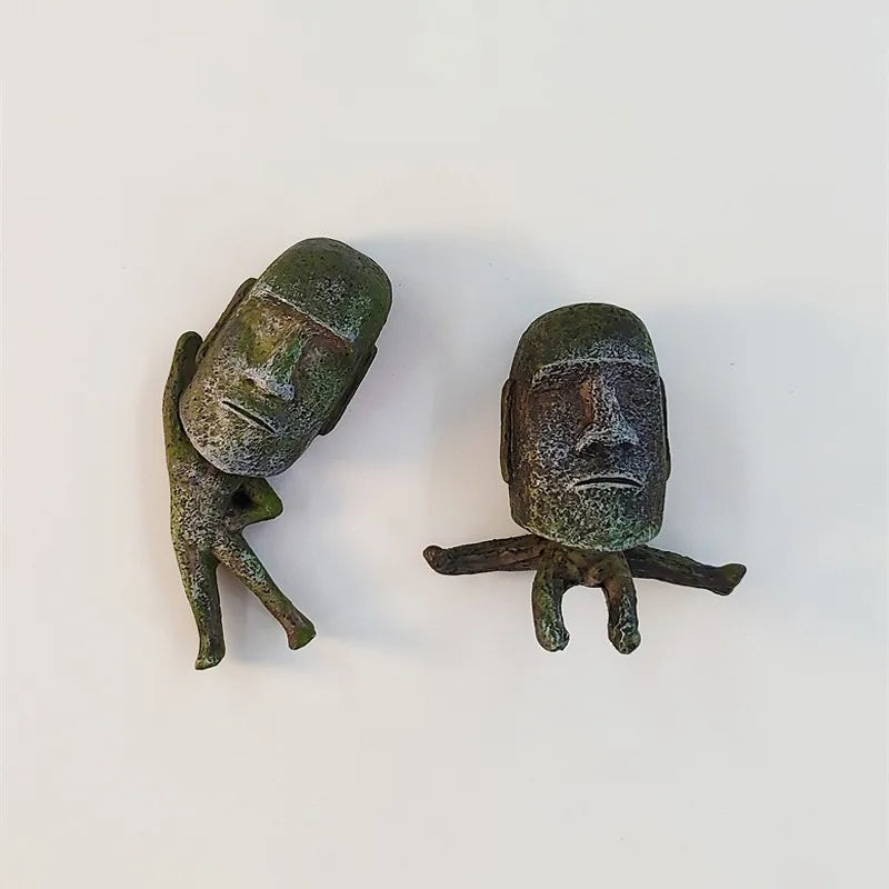 Easter Island Statues Chile Souvenirs 3D Fridge Magnets Resin Refrigerator Magnets Sticker Handicraft Collection Gift Decoration