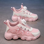 Children Shoes Luxury Origin Girls Sneaker Autumn Luxury PU Leather Platform Kids Casual Sneaker Girls Sports Shoes Size 29-38