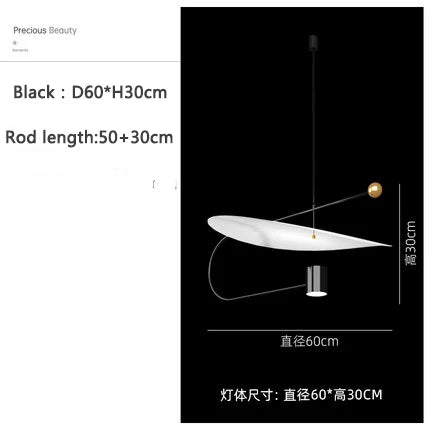 Danish Simple Modern Living Room Restaurant Study Designer Decorative Chandelier