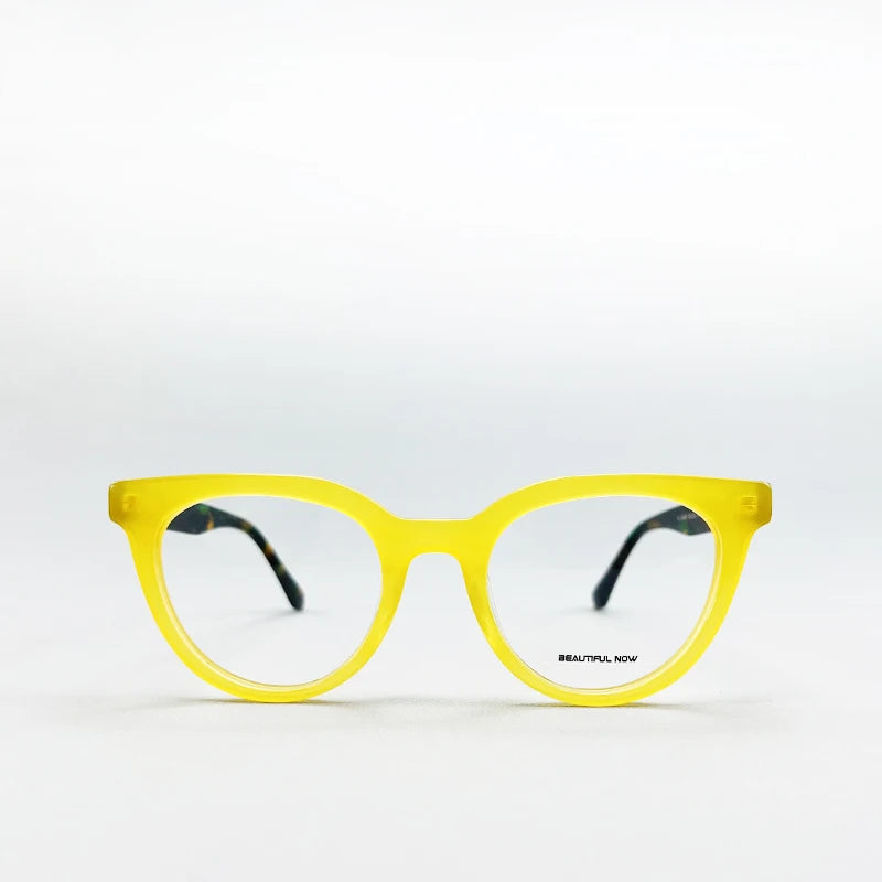 Trendy and Stylish BEAUTIFUL NOW Fashion Eyeglasses Frames with Colorful Optical Lenses for 2025 Customized Prescription Lenses