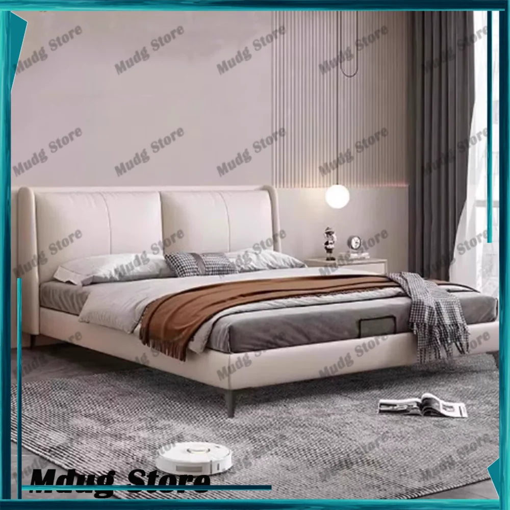 Bedroom Aesthetic Bed Modern Luxury King Lounge Bed Two Persons Sleeping Muebles Para Dormitorio Home Furniture Decoration