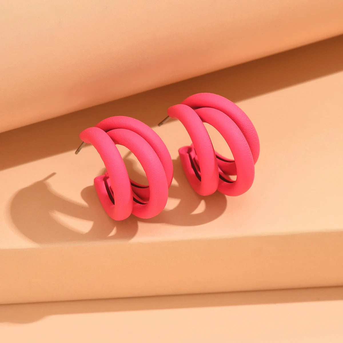 Elegant Gold Color Circled Hoop Earring for Woman Metal Elegant Vintage Geometric Statement Luxury Earrings Party Jewelry Gifts