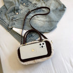 Cute and Simple Crossbody Bag for Ladies, Lightweight and Adjustable, Ideal for Campus and Casual Wear