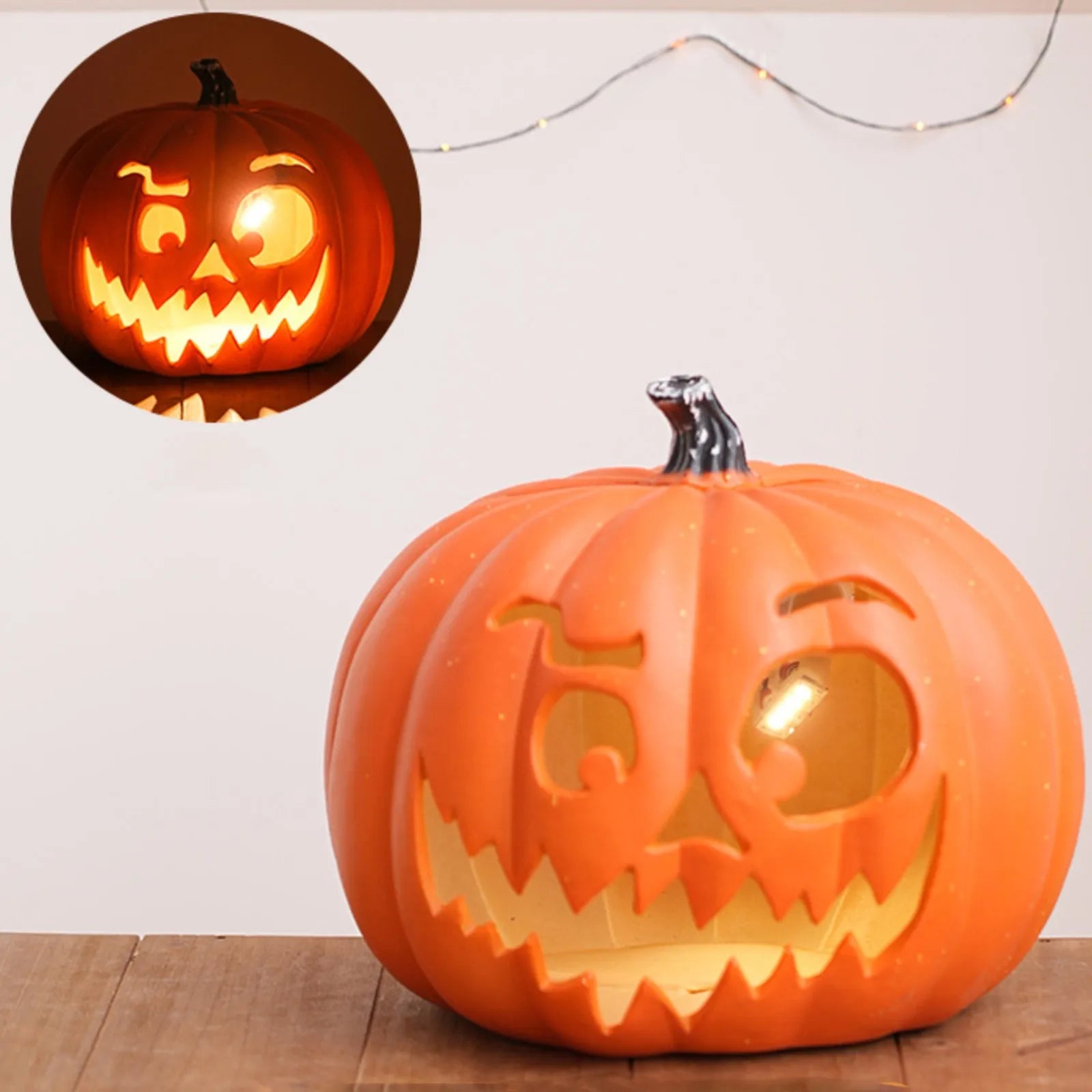 Halloween Decor LED Scene Layout Home Decoration Props Bar Horror (Without Battery) Scary Halloween Pumpkin Party Supplies