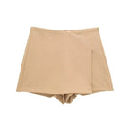 MUJER Woman Shorts Skirts Asymmetric High waist Shorts Skirts for Women Black Pink Mini Skirt Shorts Woman Fashion Women shorts