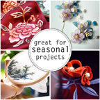 Silk thread intangible materials diy manual flower embroidery embroidery thread color combinations commonly used color pens