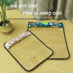 Pet Bed Sleeping Mat Dog Beds Rattan Woven Cat Mat Bed Summer Pet Cooling Mat for Small Dog Cats Puppy Beds Cushion Chihuahua
