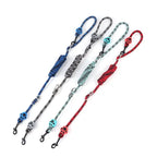 Pet Leash Pet Leash for Two Double Small, Medium and Large Dogs - Outdoor Training, 2 Way Couplers, Nylon Ribbon Rope Belt Stuff