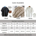 Women Blouses Spring Summer Breathable Simple Short Batwing Sleeve Turn Town Quick Dry Collar Shirts Solid Color Female Clothing