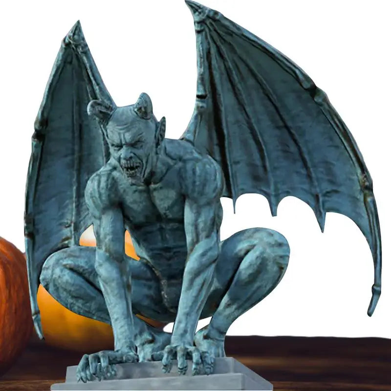 Gargoyle Statues Outdoor Winged Gargoyle Garden Sculpture Home Decor Figurine Resin Gothic Indoor Outdoor Decor Statue