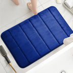 Bathroom Coral Velvet Anti-skid Mat,Quick Water Absorption,Dry Machine Washing,Toilet Mat,SoftComfortable, Easy Mat Bathroom Use