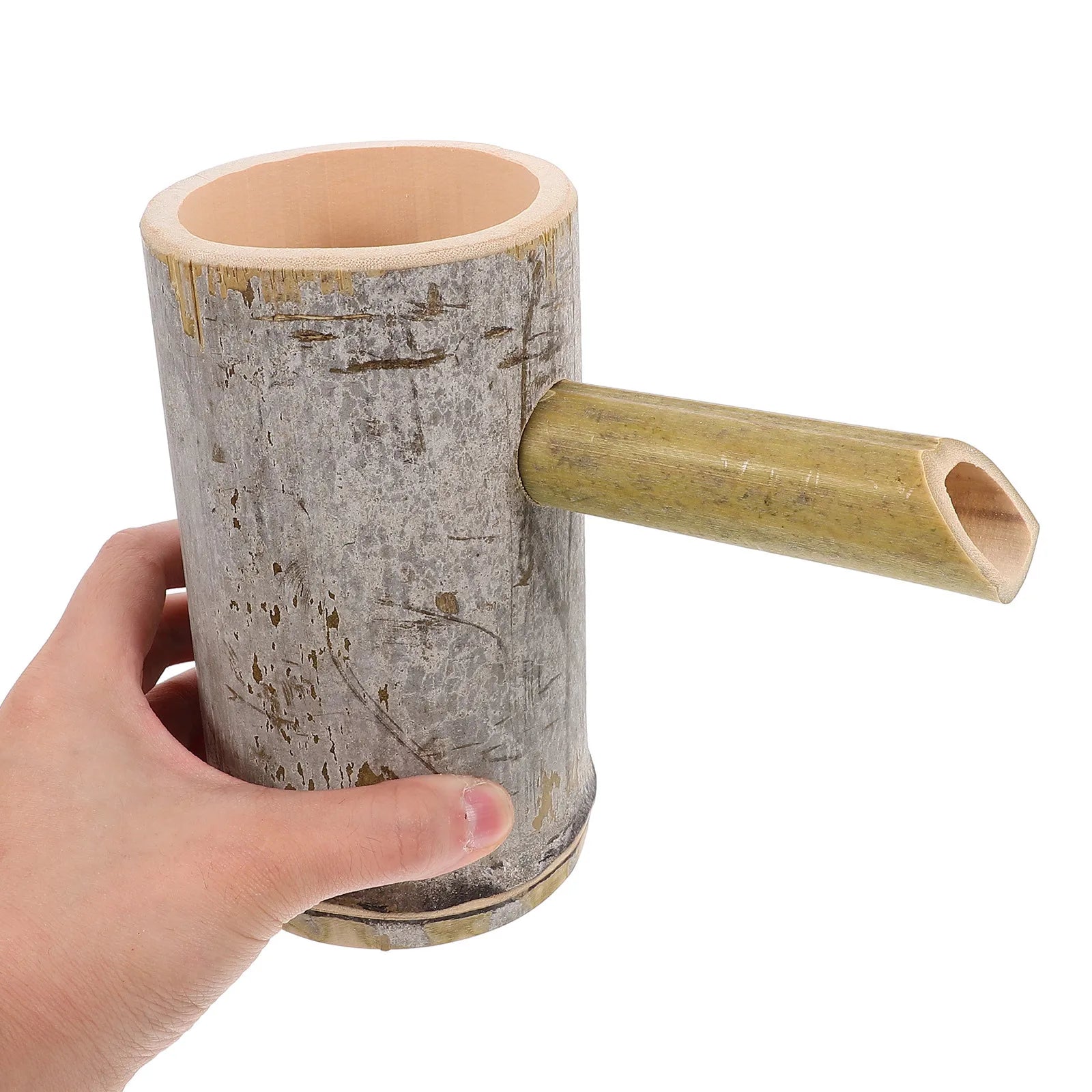 Bamboo Water Fountain Relaxing Spout Indoor Outdoor Garden Aquarium Fish Tank Decorative Waterfall Fountain Outdoor Fountains